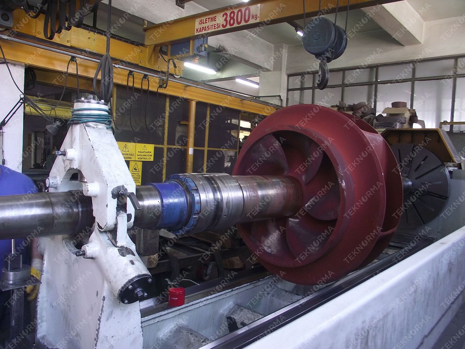 Blower shaft repair 